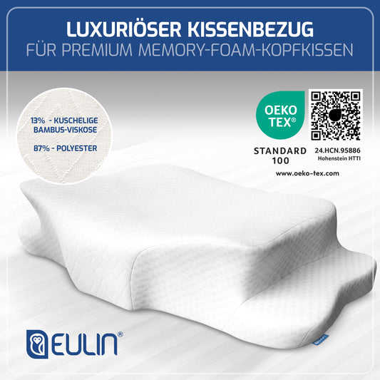 ERSATZBEZUG WEISS für das Memory Foam Kopfkissen Wolkenblume MF1