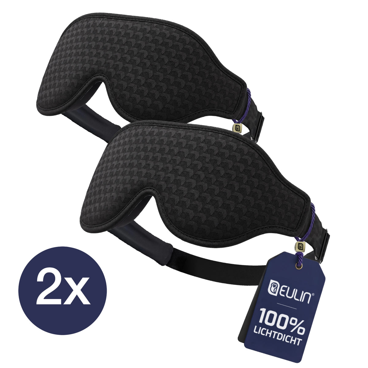 2x EULIN® NACHTSCHATTEN PRO SCHLAFMASKE